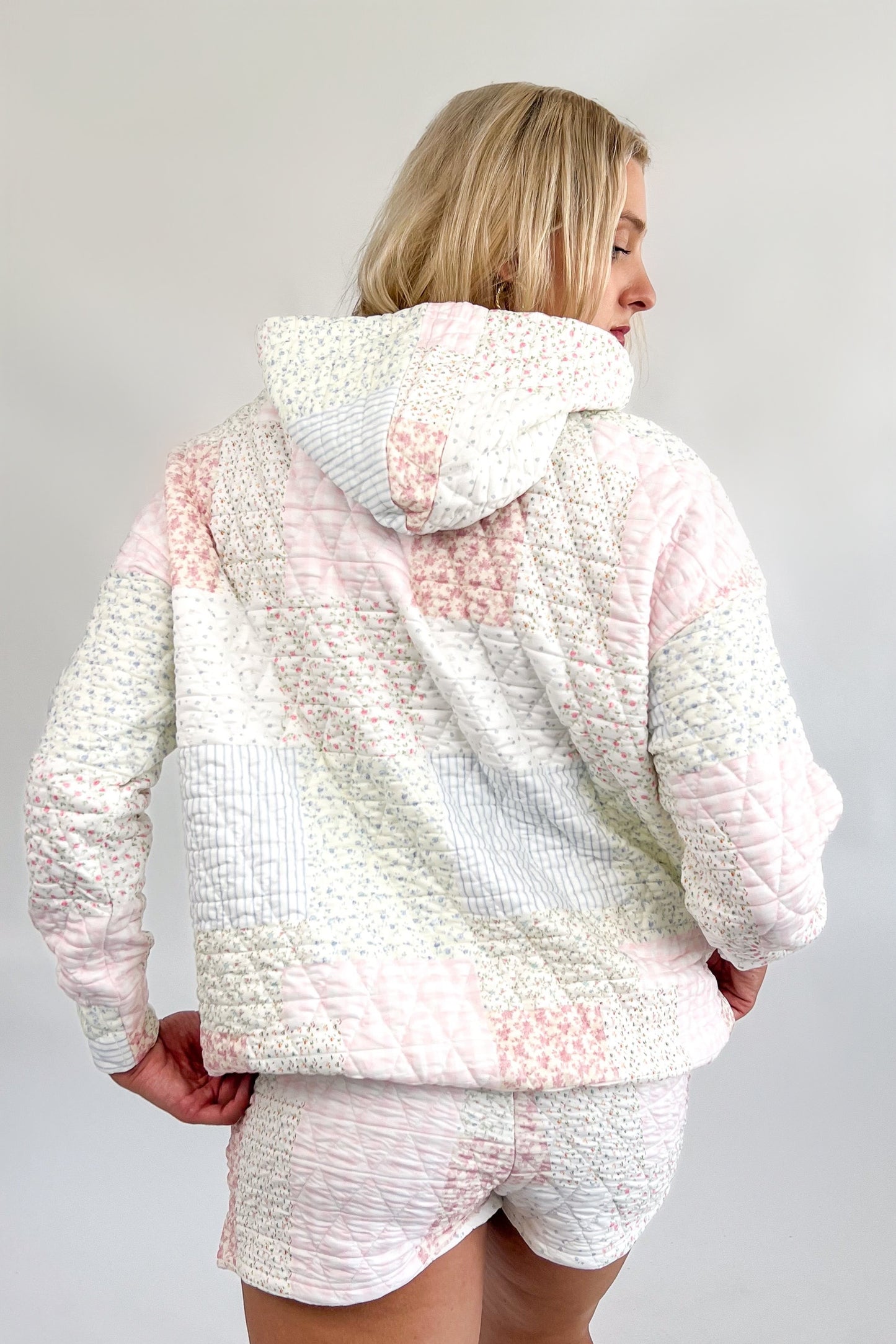Sweet Cider Patchwork Hoodie