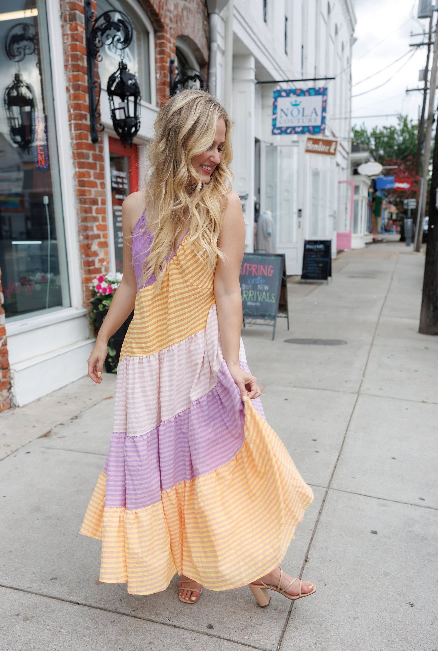 Golden Meadow Maxi Dress