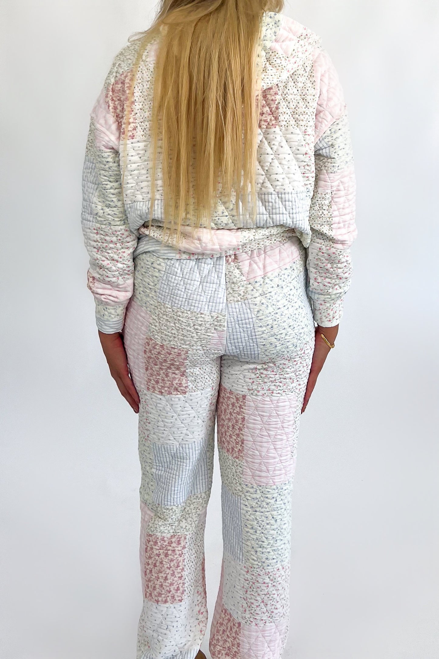 Sweet Cider Patchwork Joggers