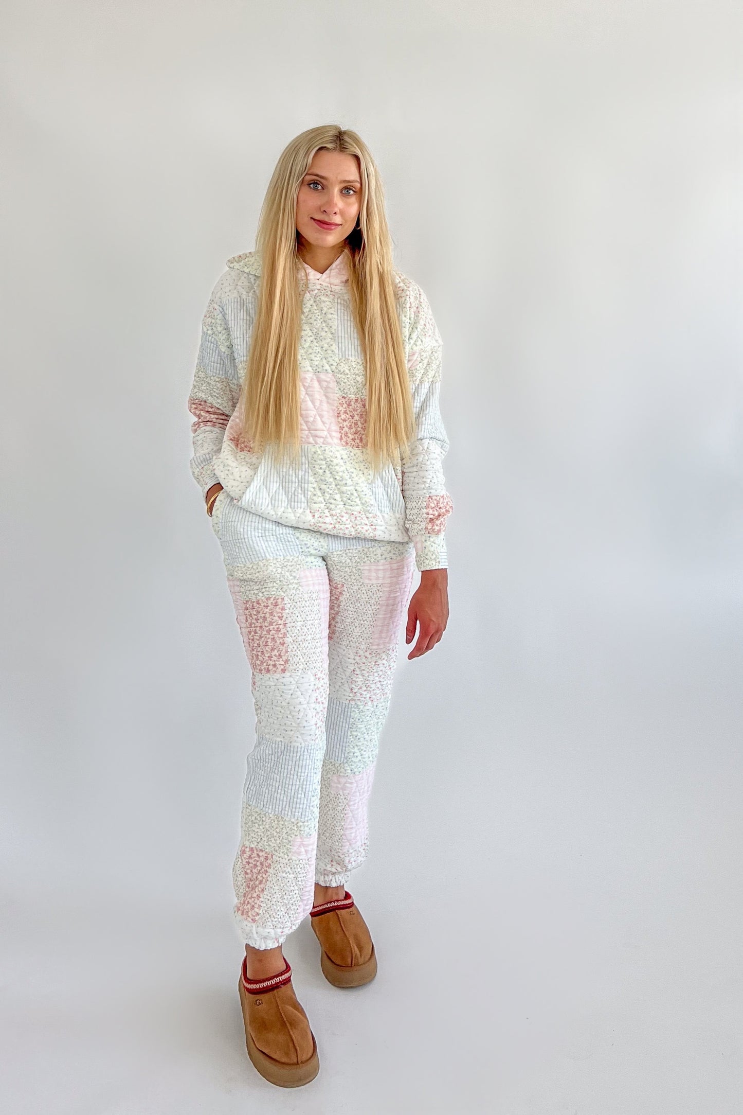 Sweet Cider Patchwork Joggers