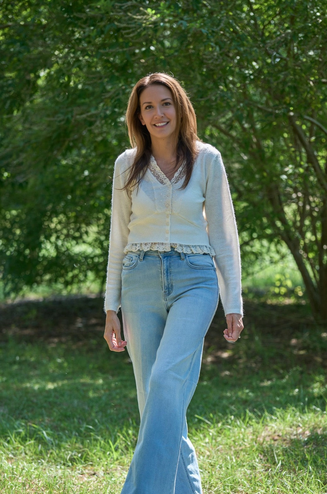Hazel High Rise Wide Leg Jeans