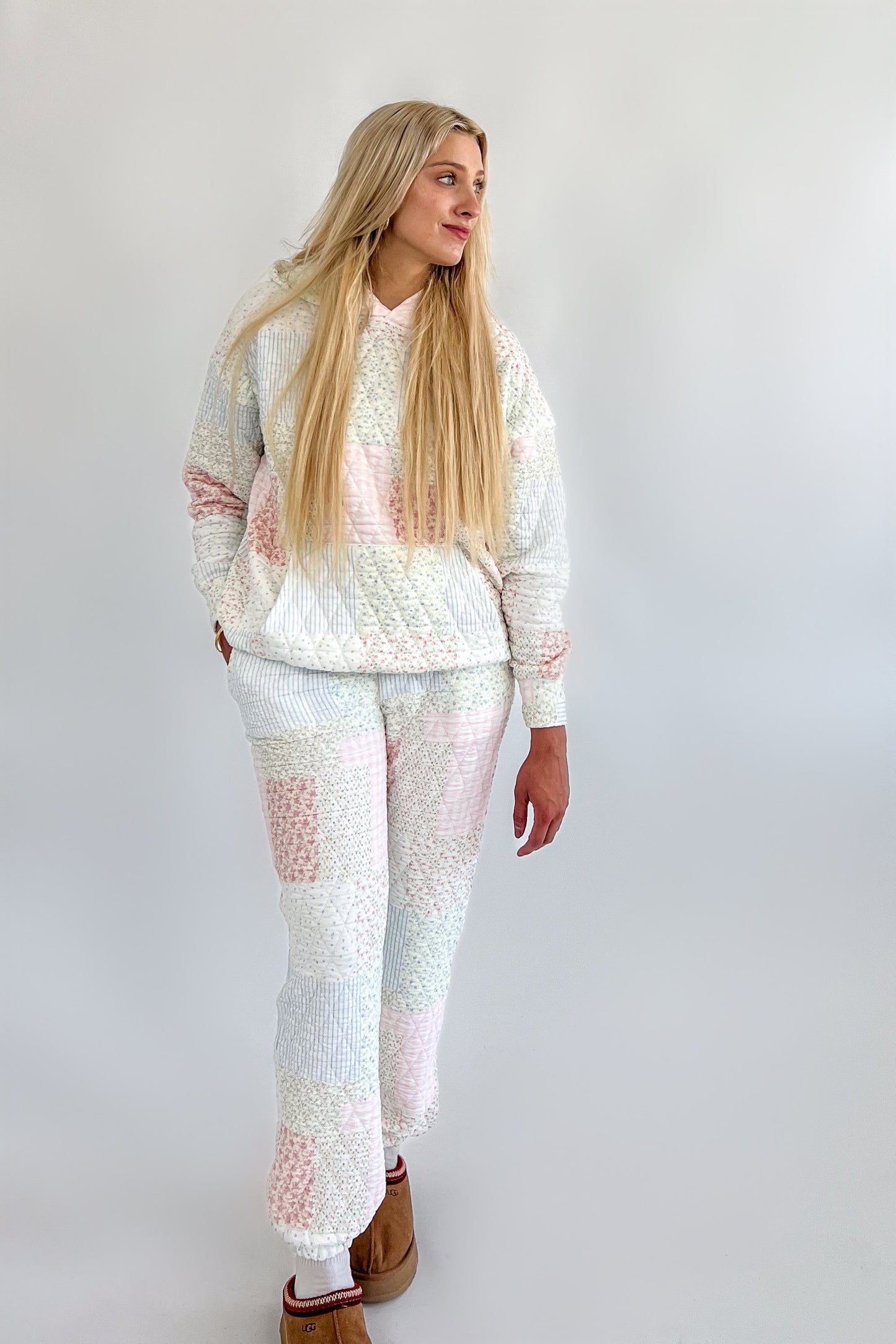 Sweet Cider Patchwork Joggers