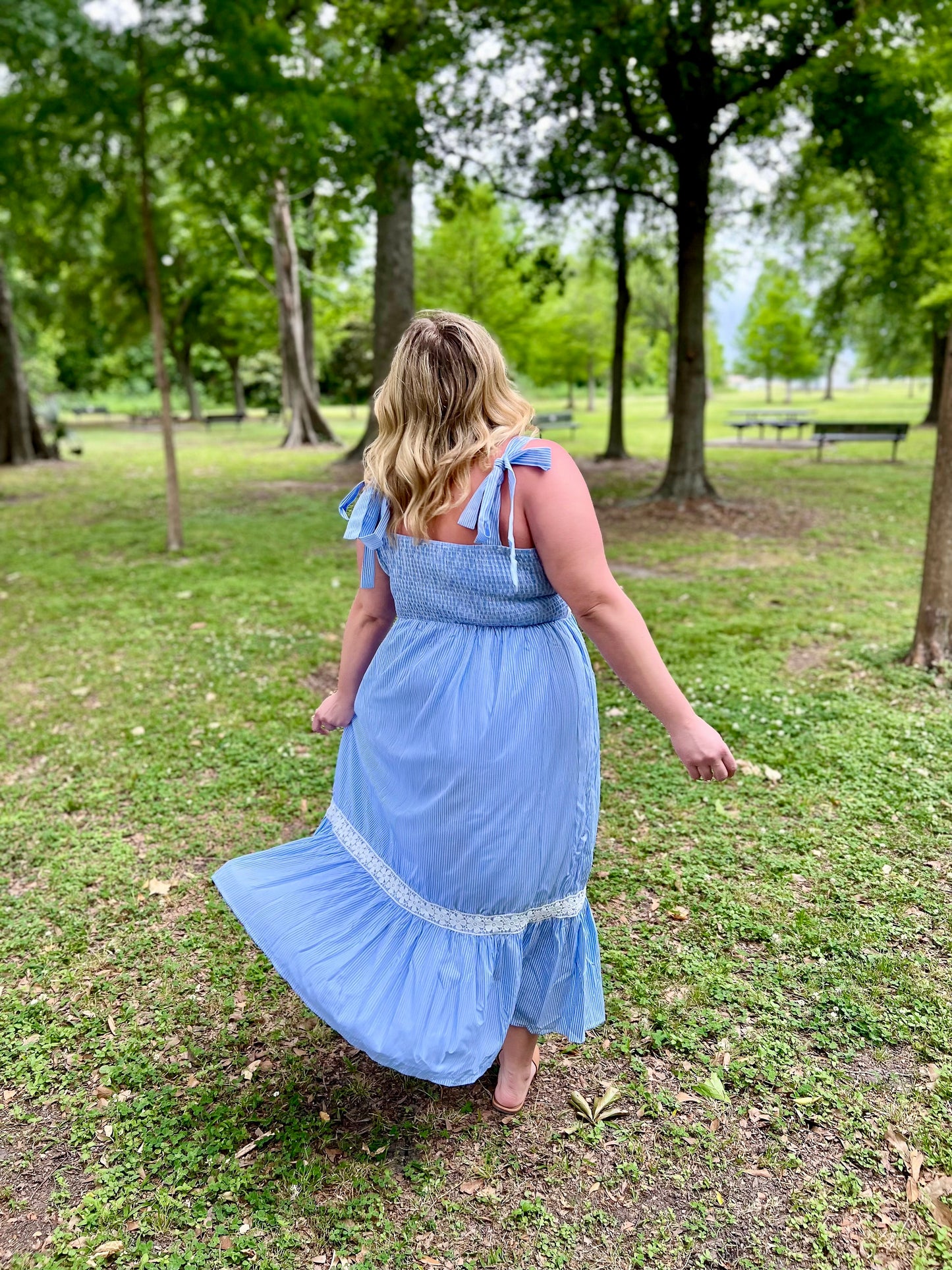 Plus Size Blue Skies Dress