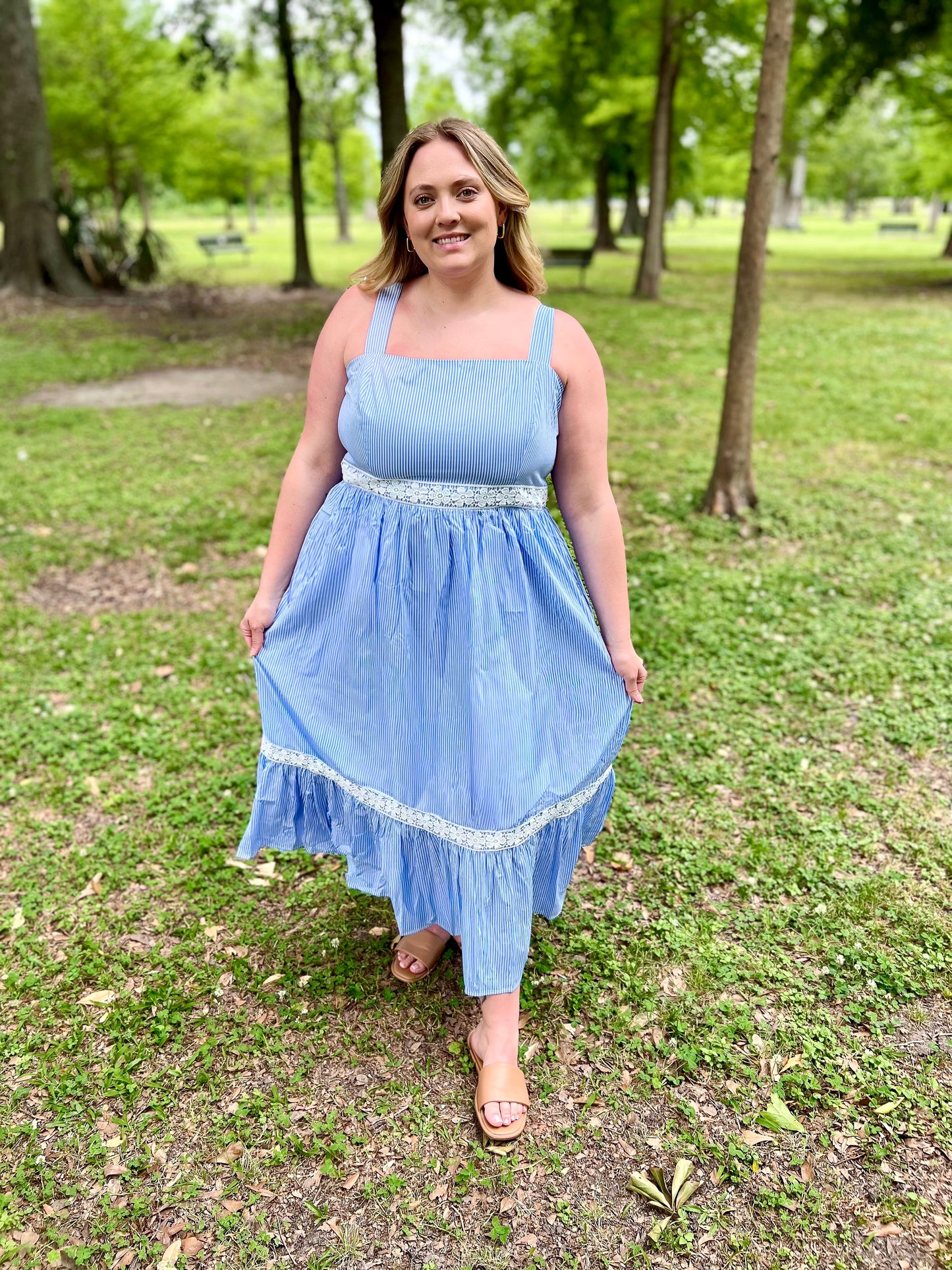 Plus Size Blue Skies Dress