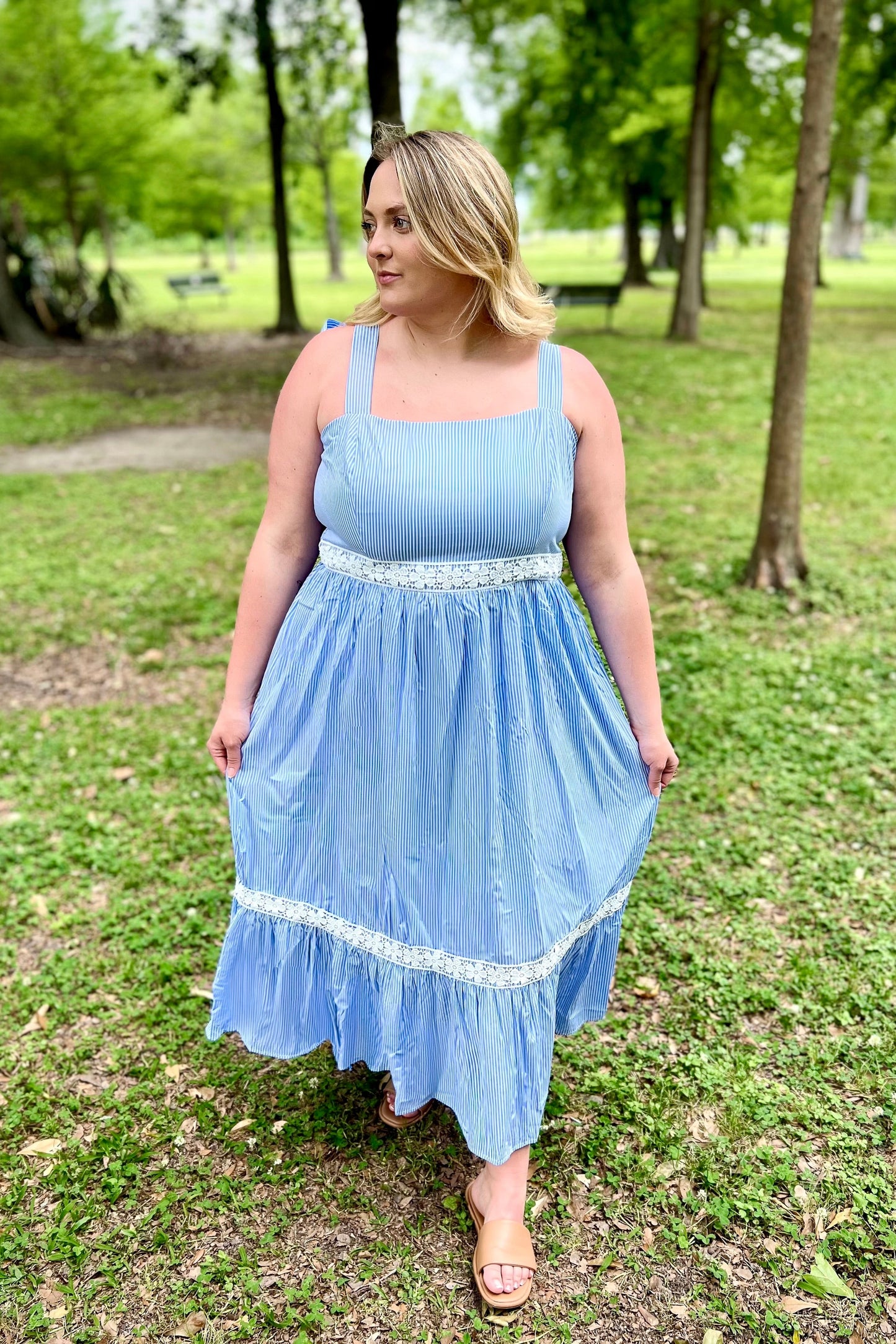 Plus Size Blue Skies Dress