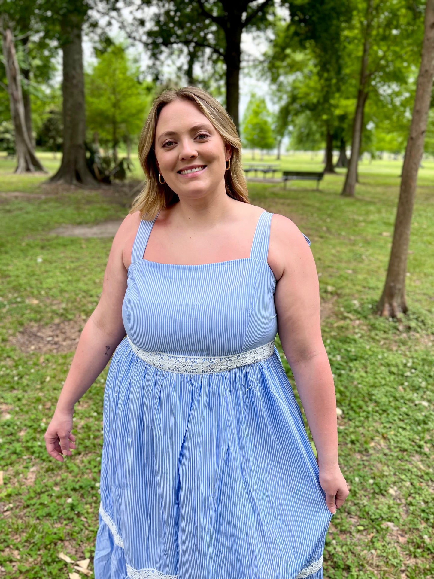 Plus Size Blue Skies Dress
