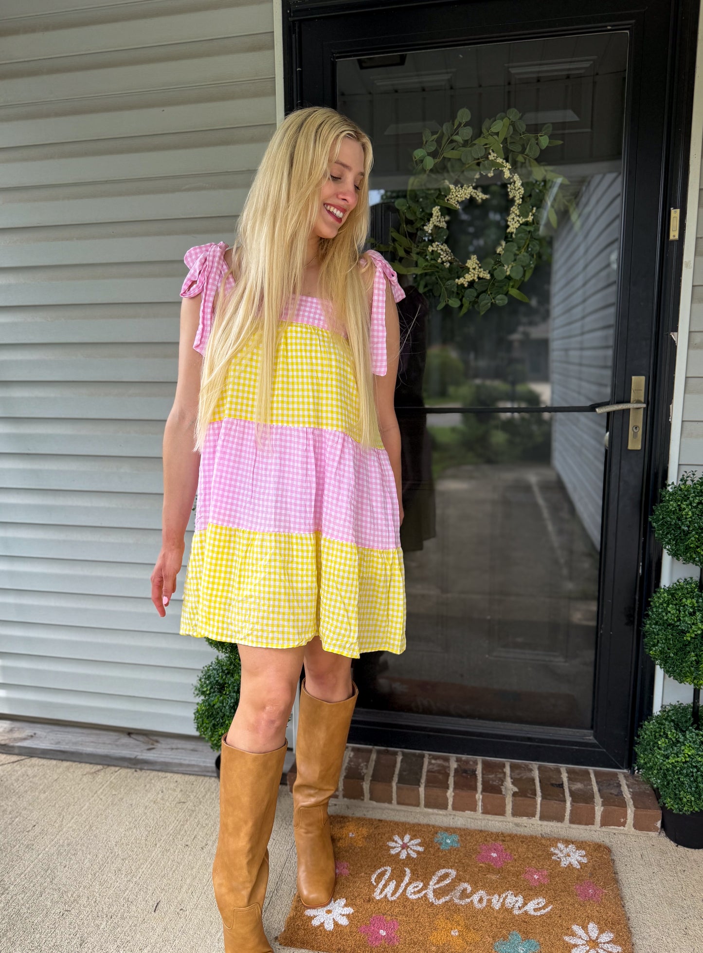 Pink Lemonade Picnic Dress