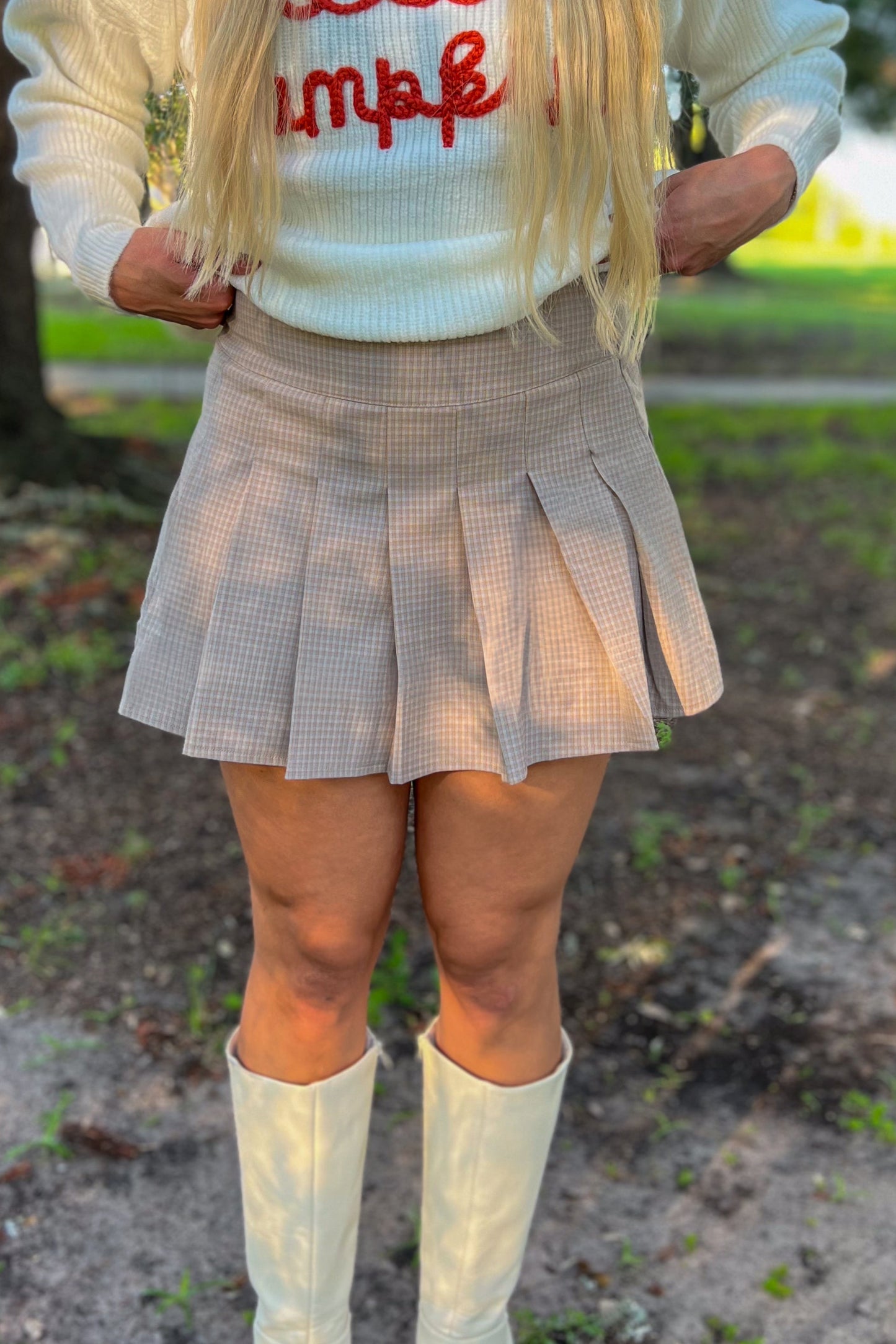 Eloise Pleated Skirt