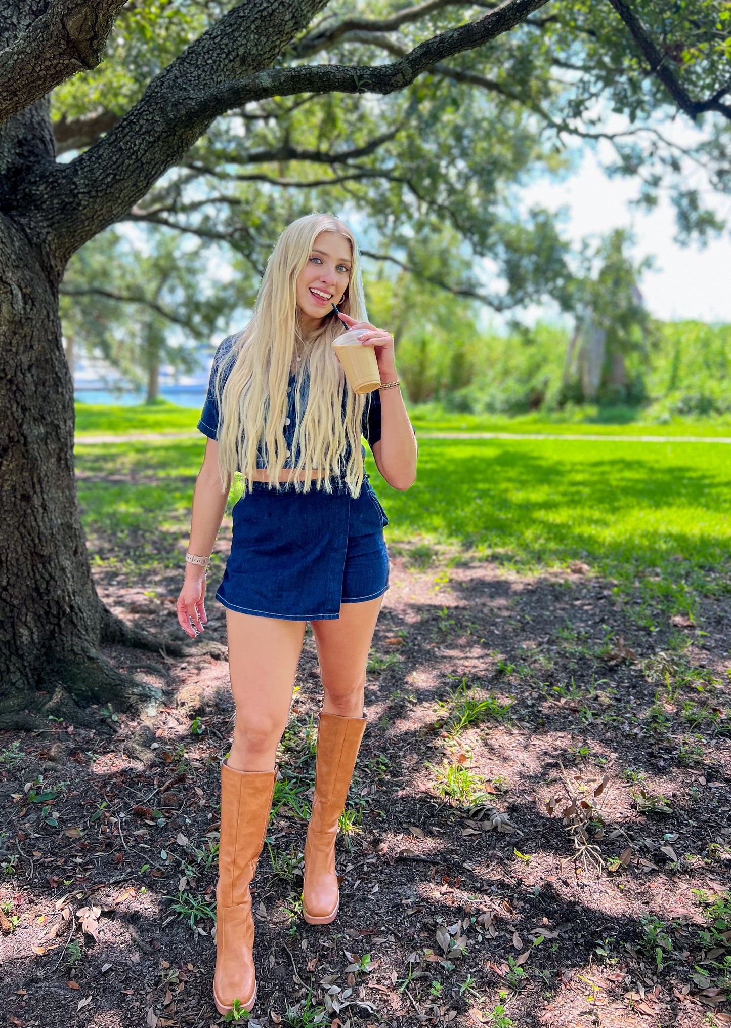 Sutton Denim Set