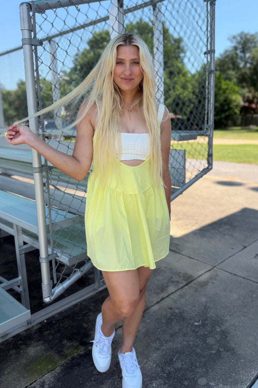 Lemon Drop Bubble Dress