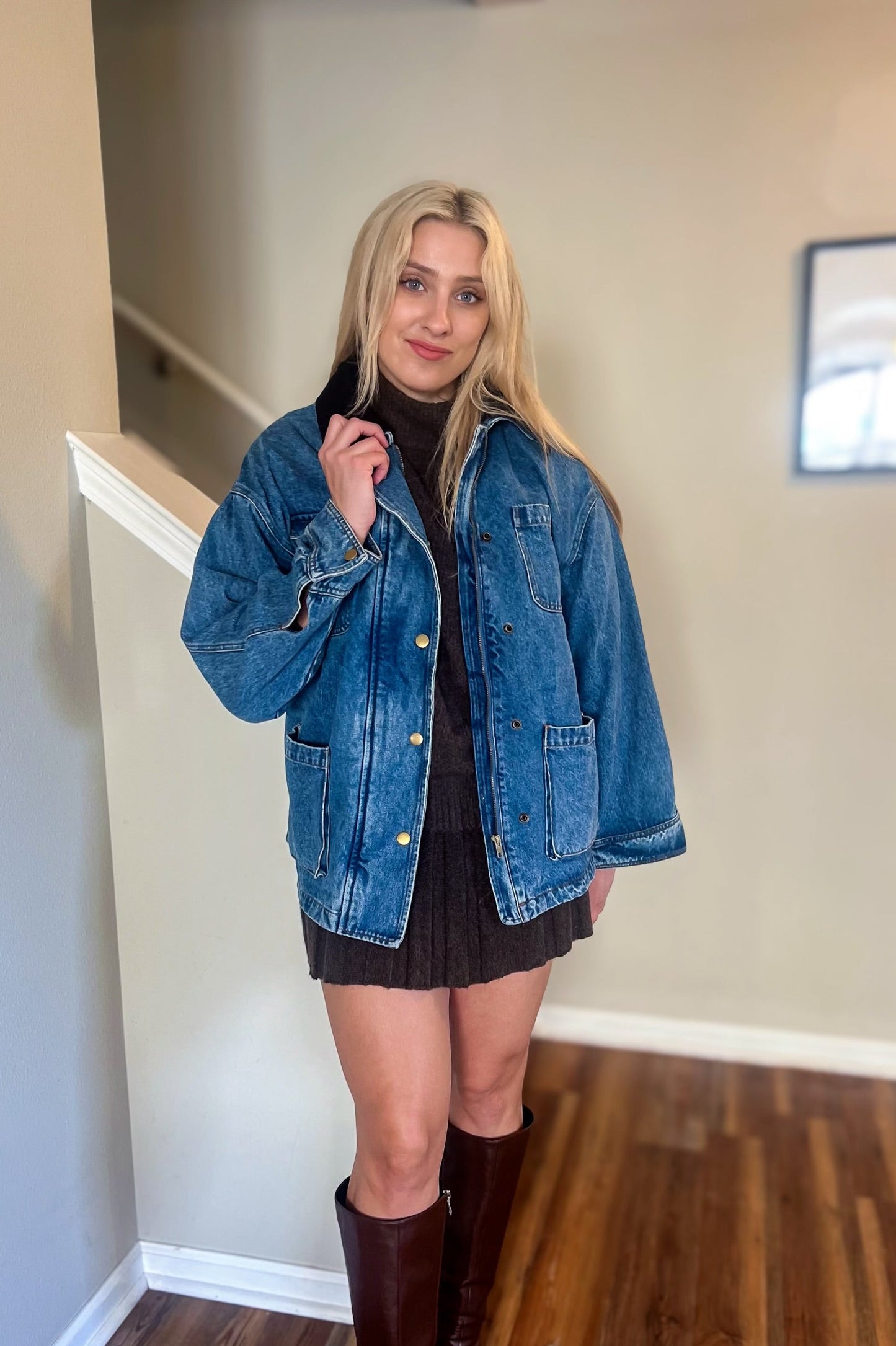 Tristin Denim Barn Jacket