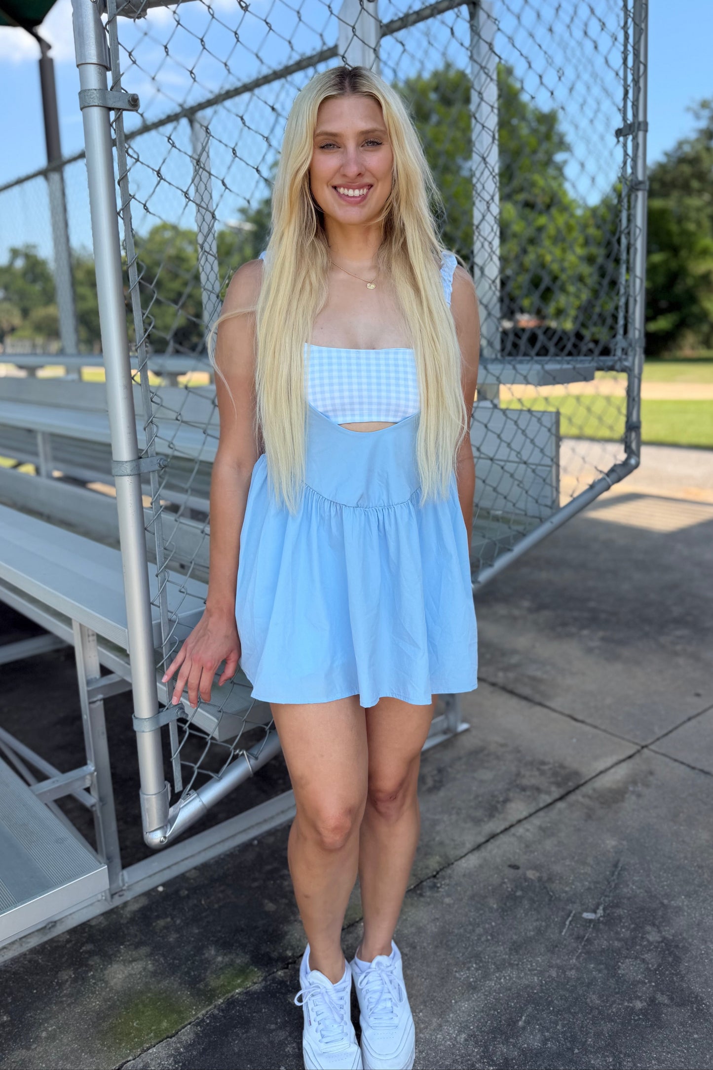 Blue Skies Bubble Dress
