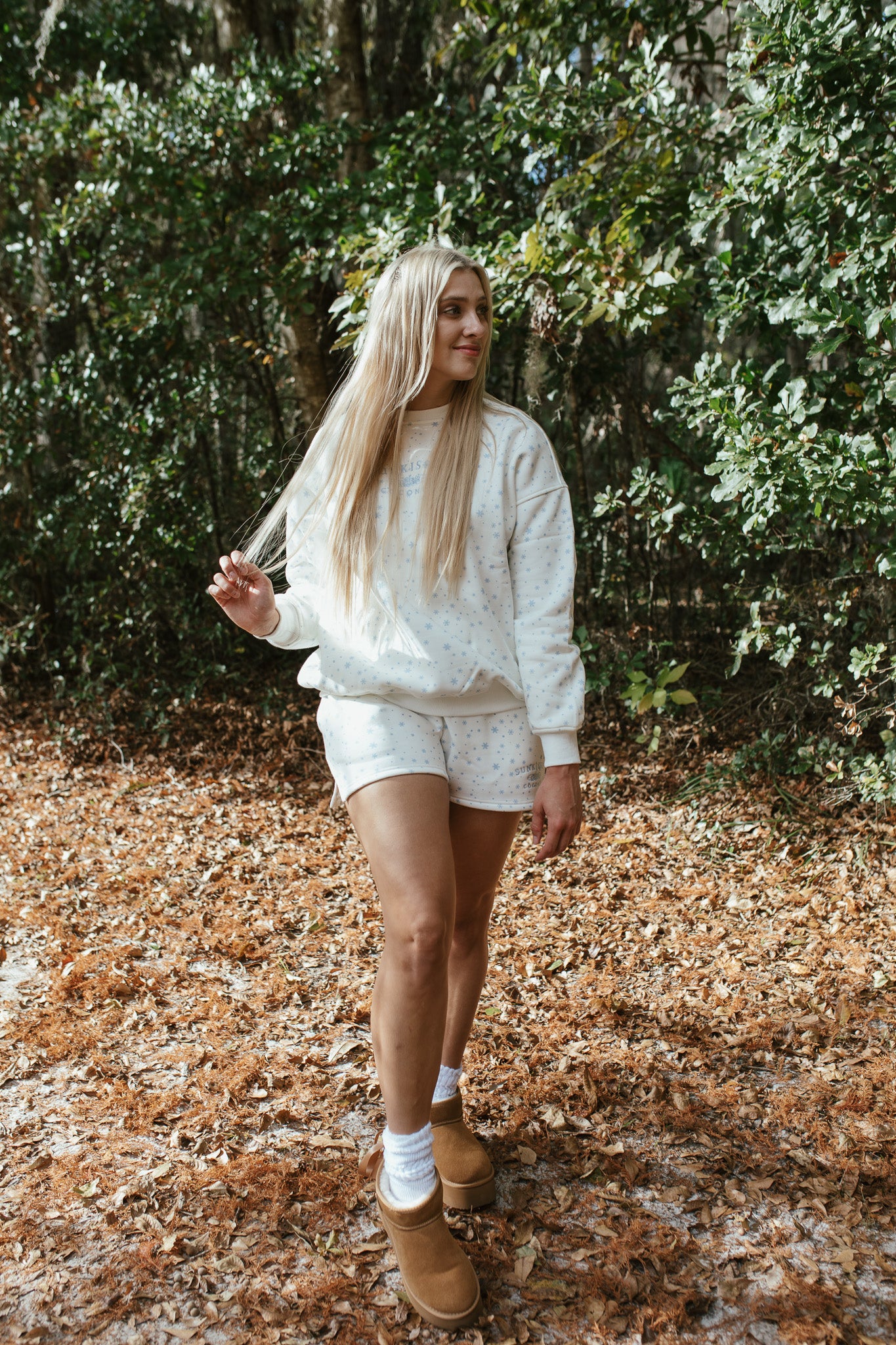 Snowflake Wishes Lounge Shorts