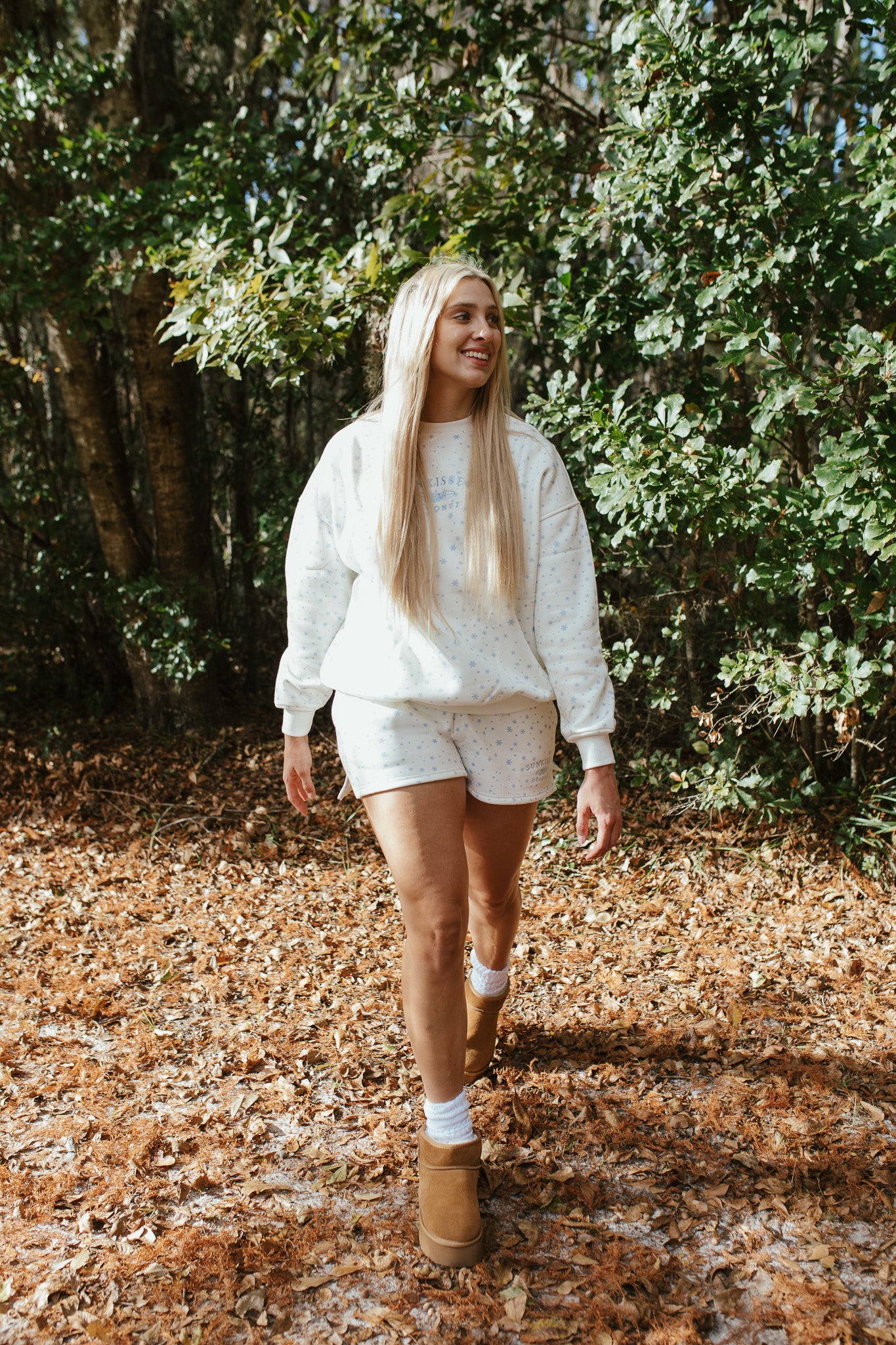 Snowflake Wishes Lounge Shorts