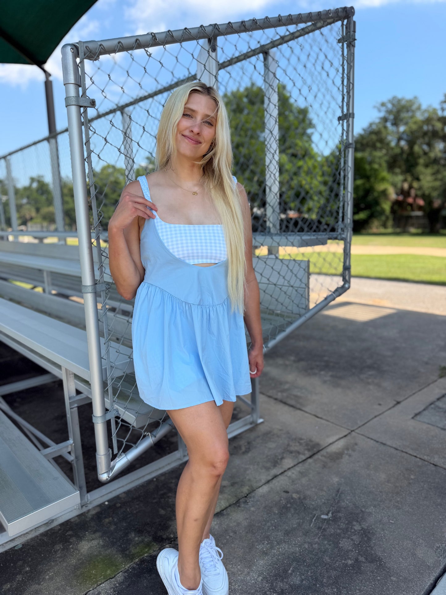 Blue Skies Bubble Dress