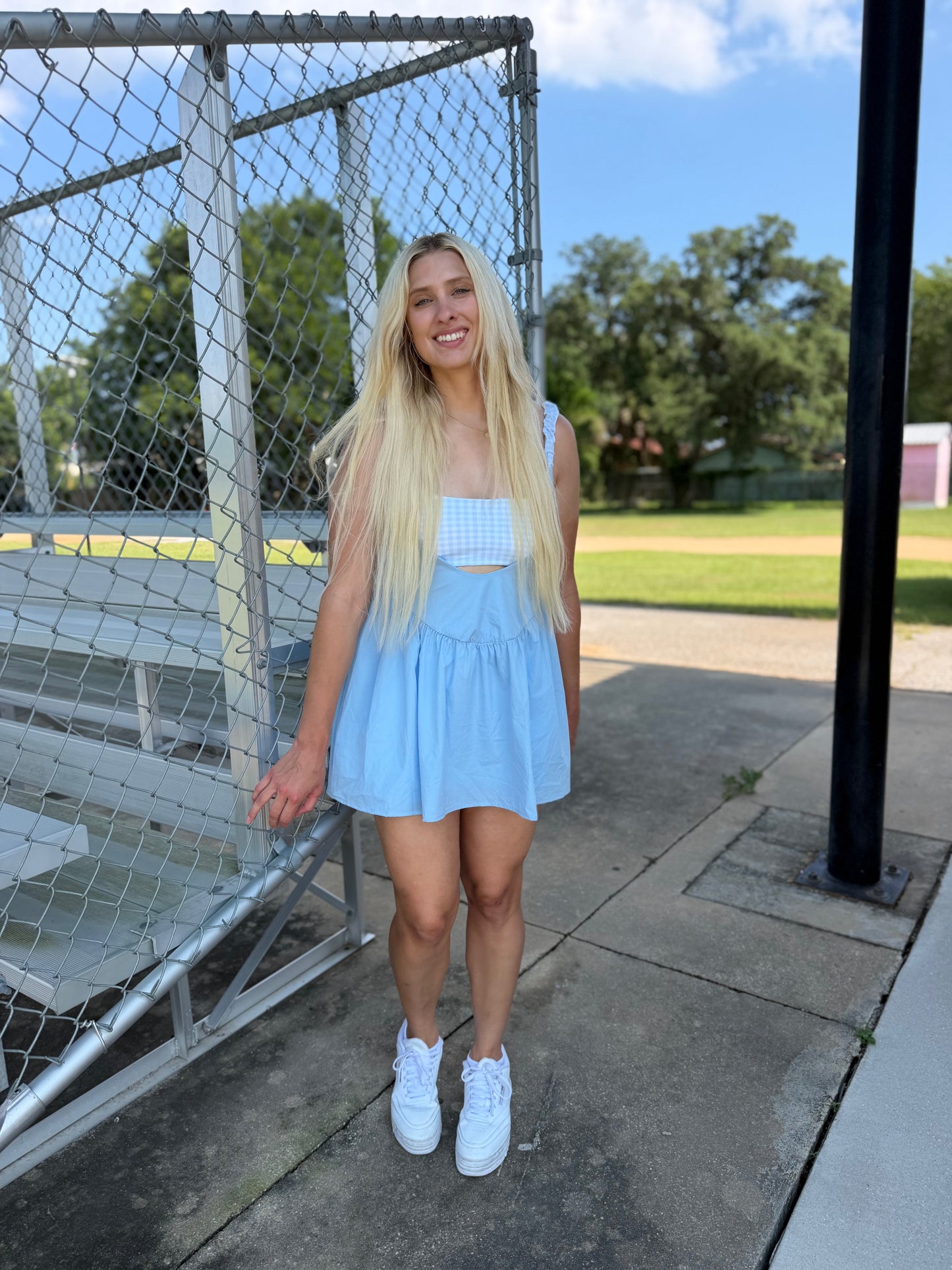 Blue Skies Bubble Dress