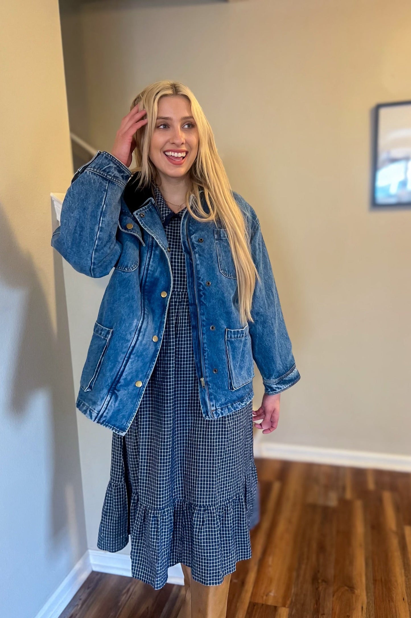 Tristin Denim Barn Jacket