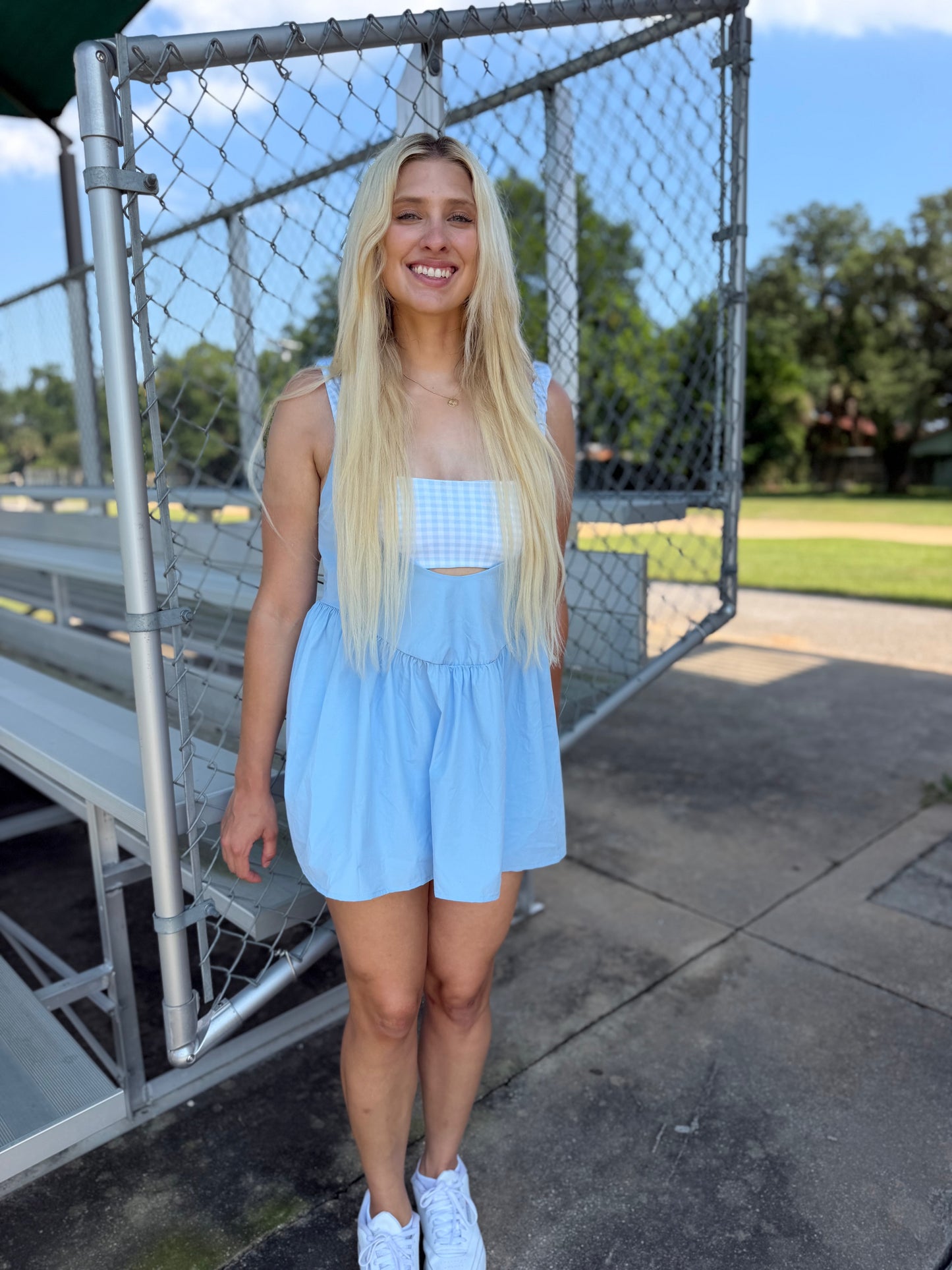 Blue Skies Bubble Dress