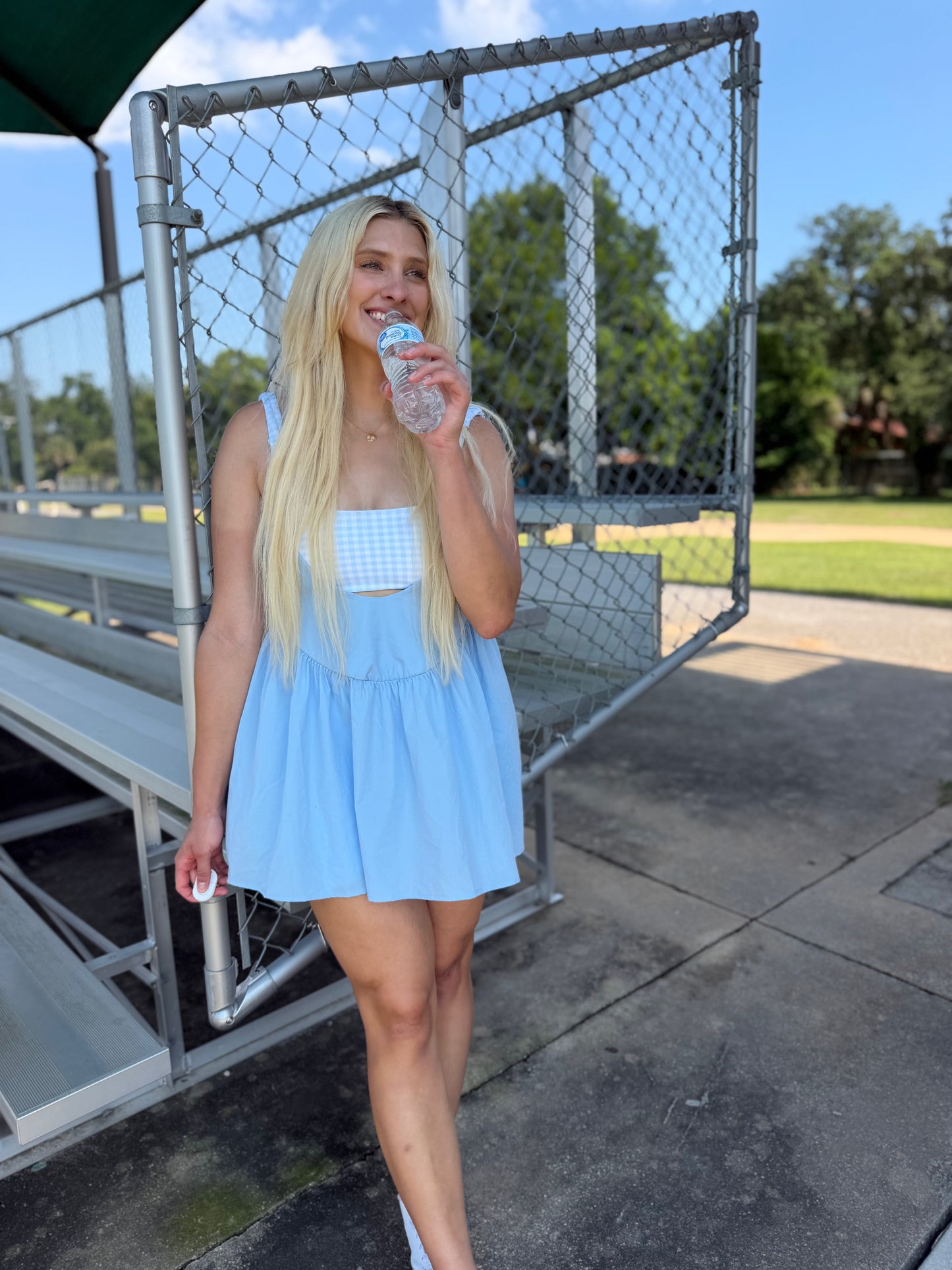 Blue Skies Bubble Dress