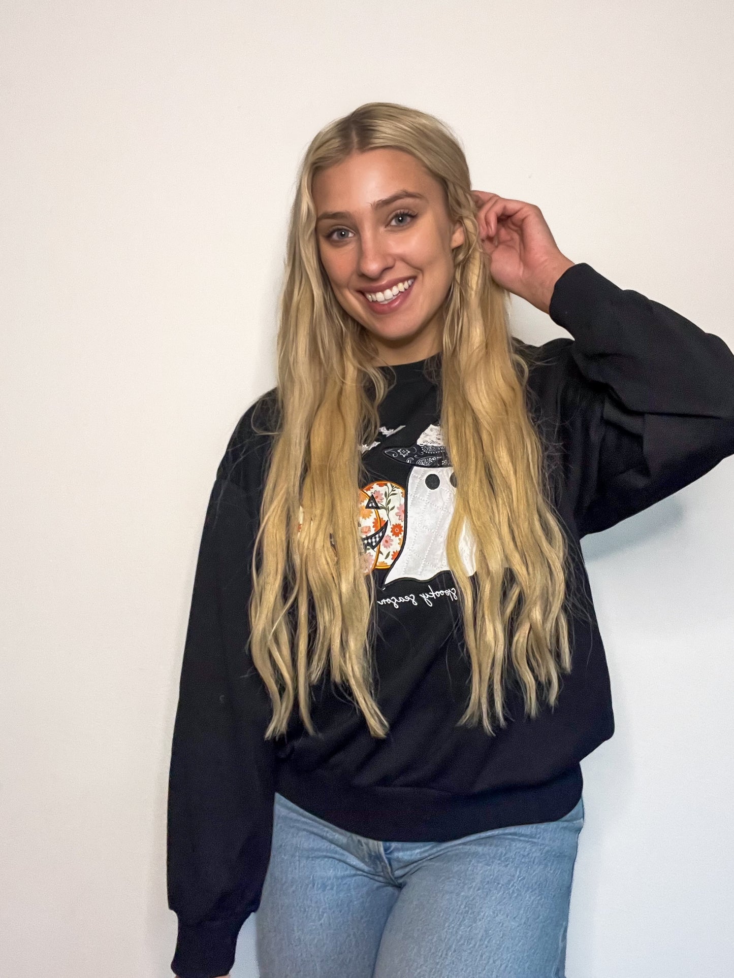 Spooky Season Patch Crewneck
