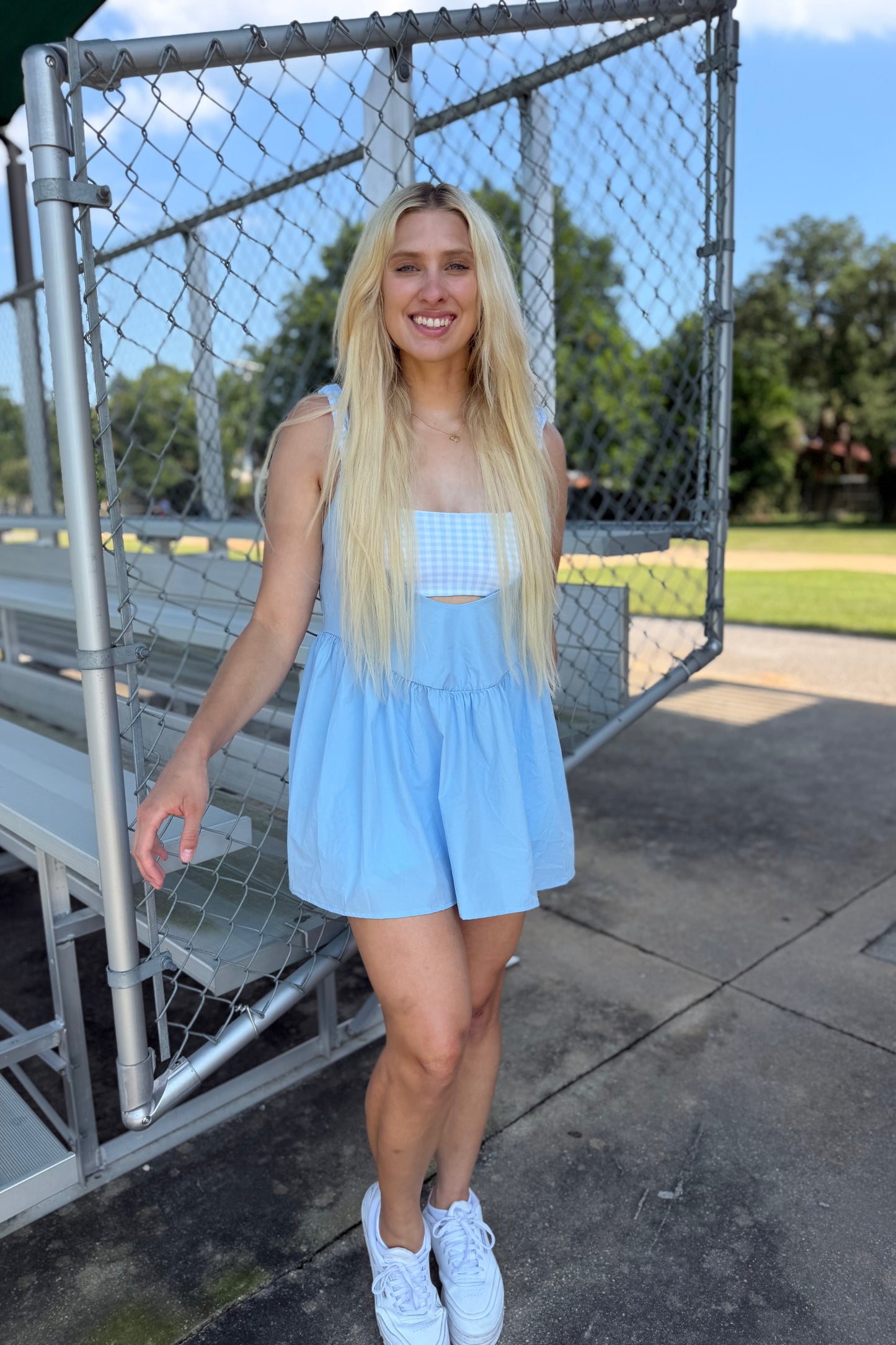Blue Skies Bubble Dress