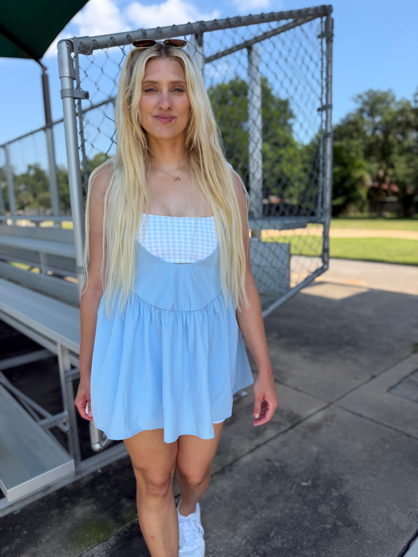 Blue Skies Bubble Dress