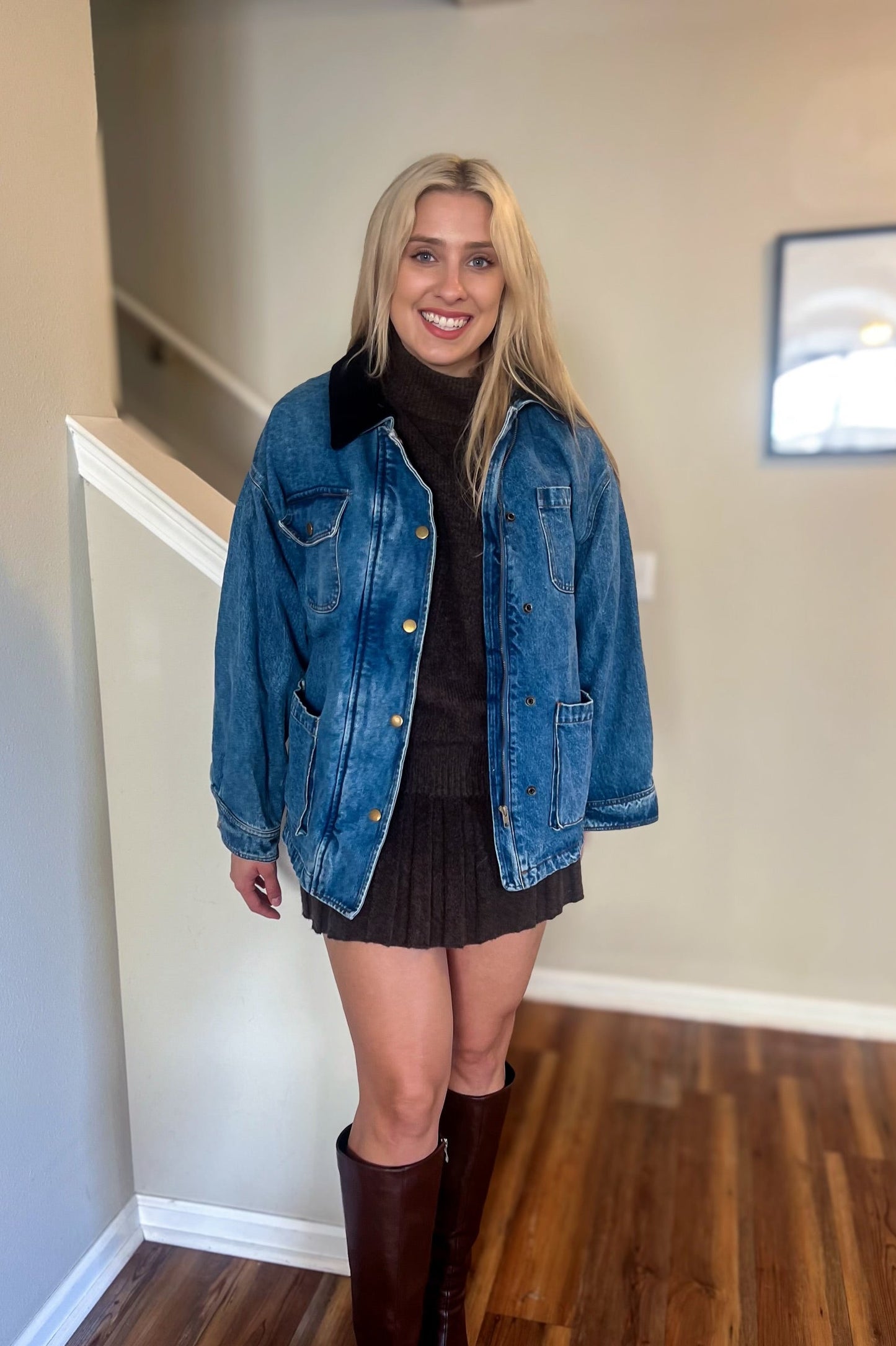 Tristin Denim Barn Jacket