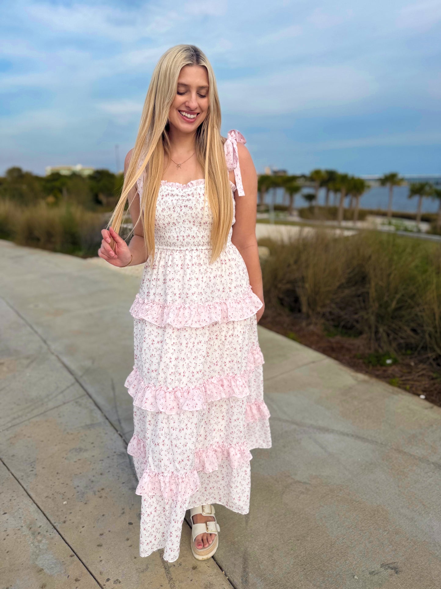 Pretty in Petals Maxi Dress