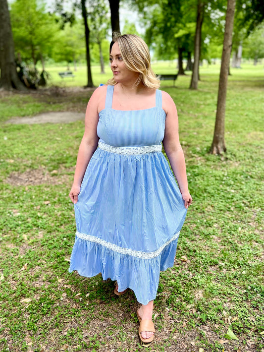 Plus Blue Skies Dress