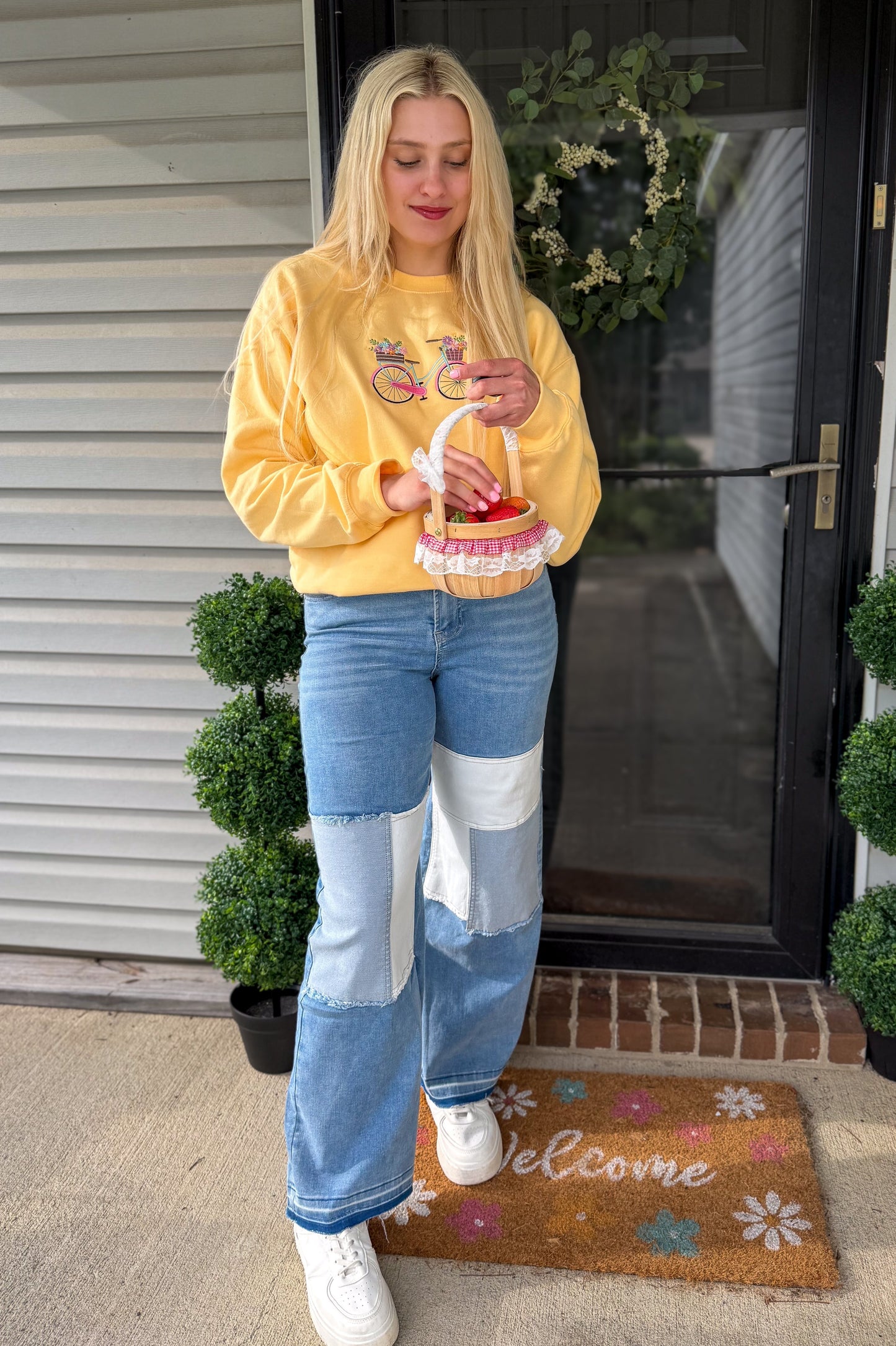 Sunday Ride Embroidered Sweatshirt