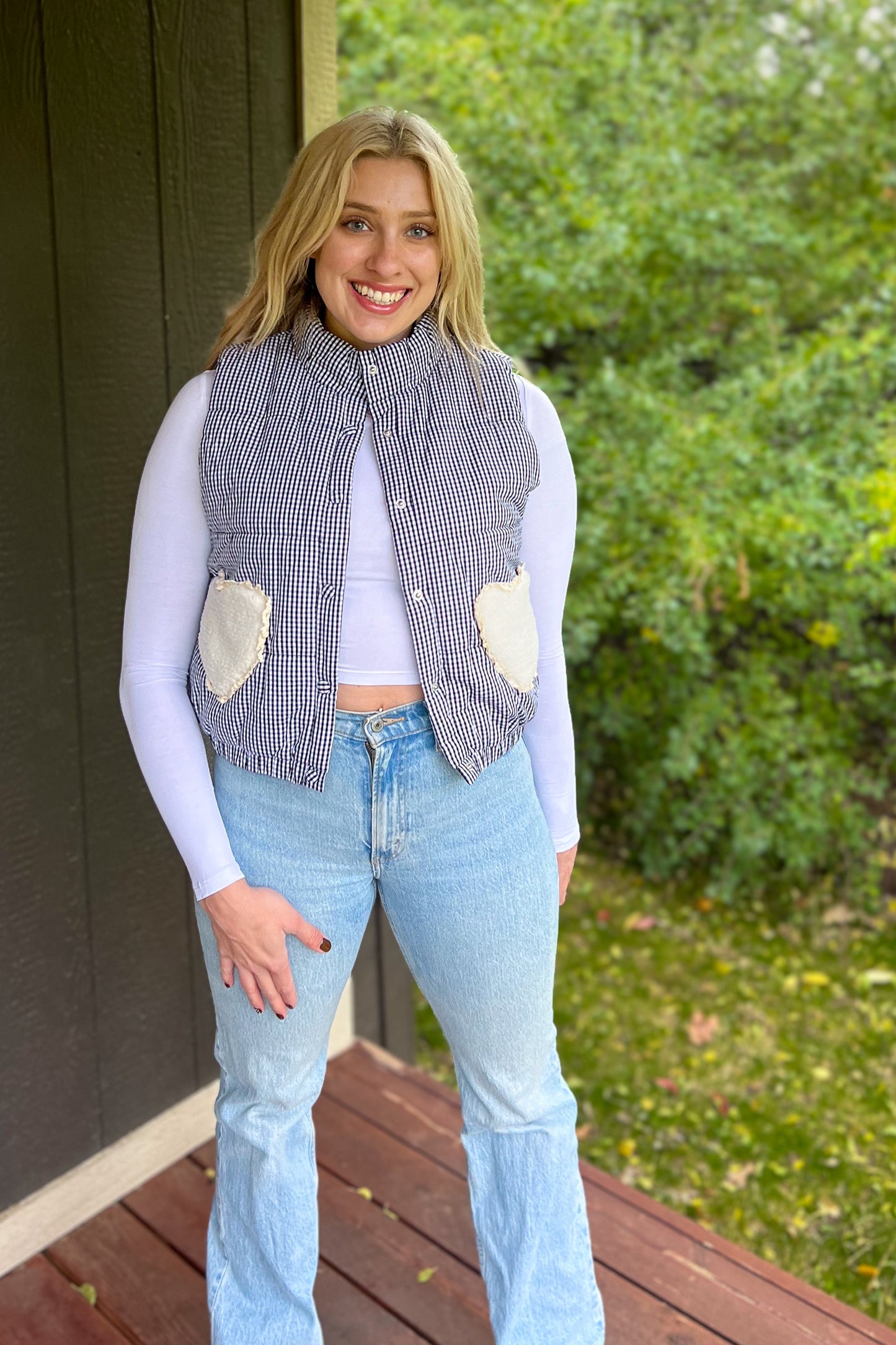 Holly Mae Gingham Vest