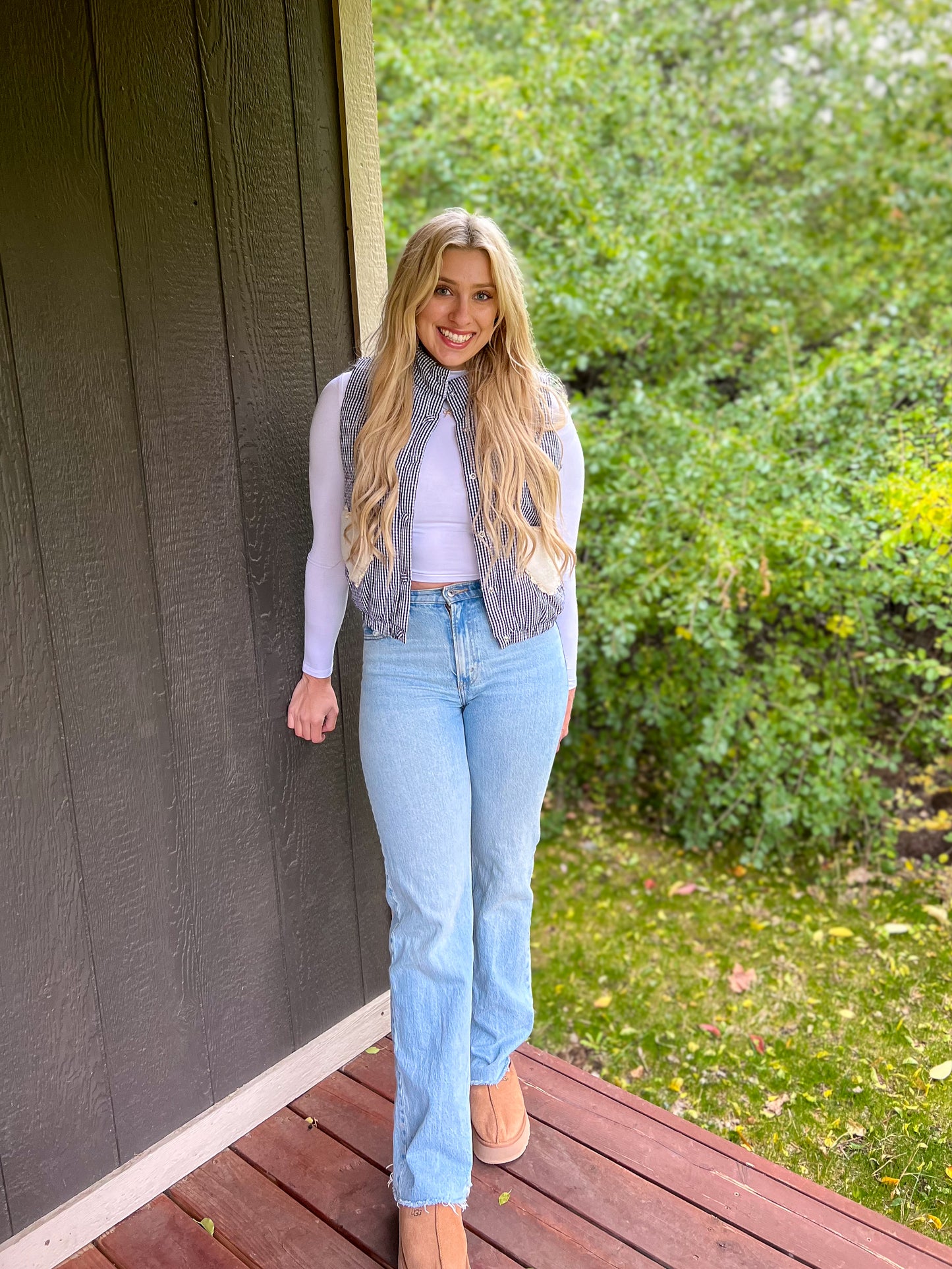 Holly Mae Gingham Vest