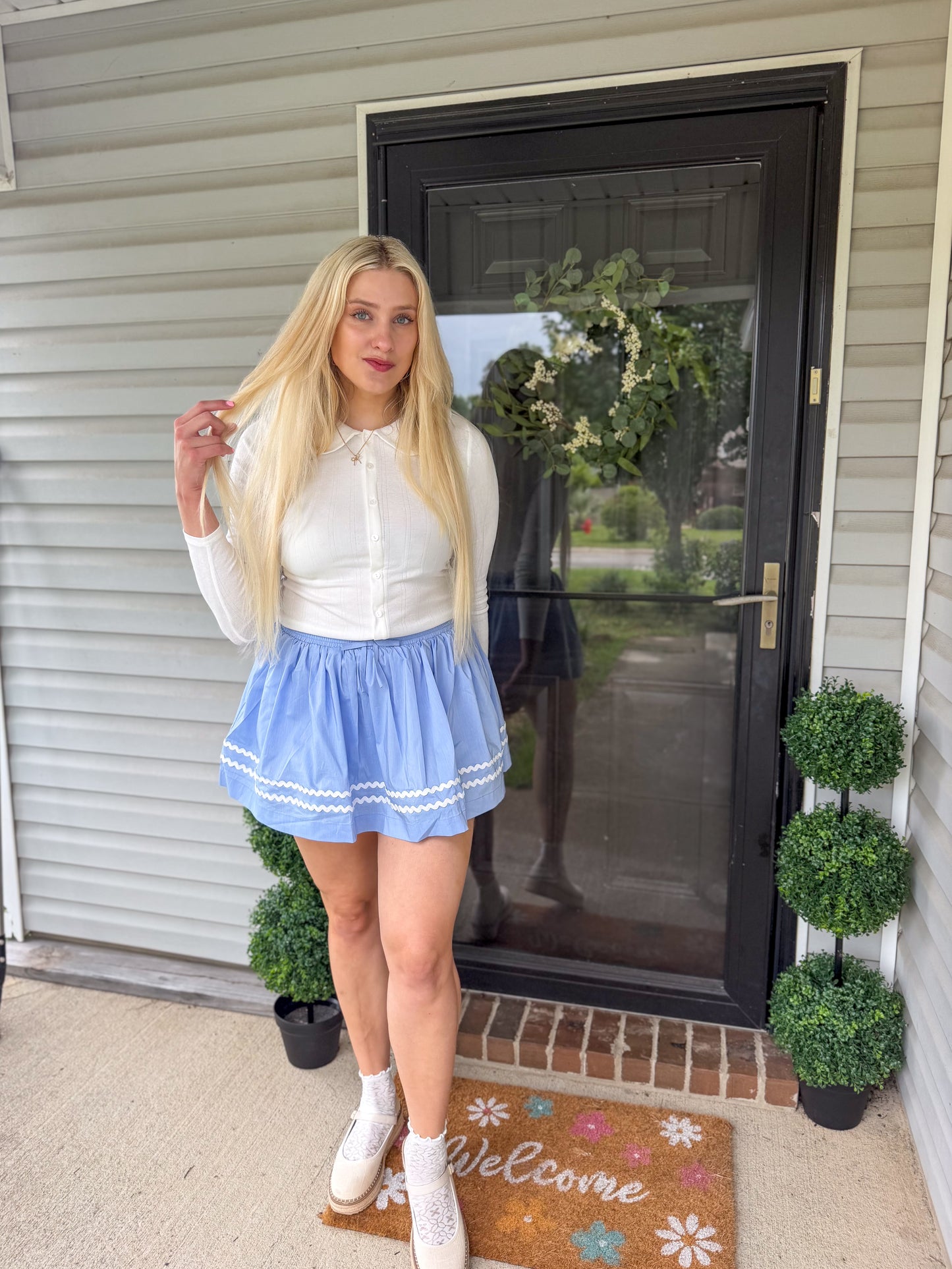 Sweet Tea Collared Knit Top