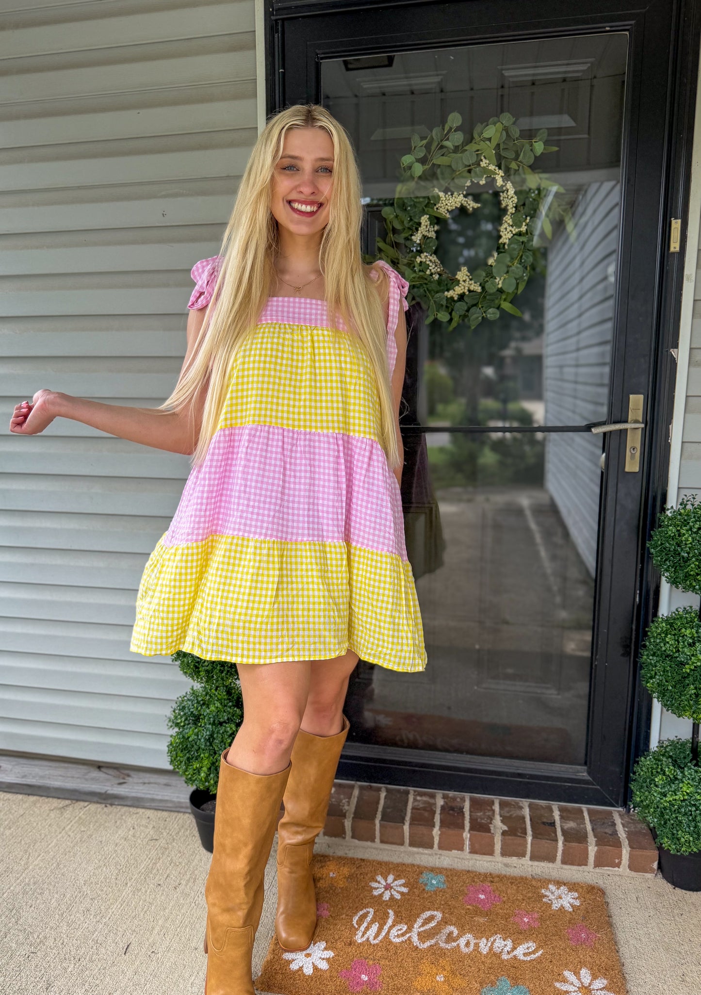 Pink Lemonade Picnic Dress