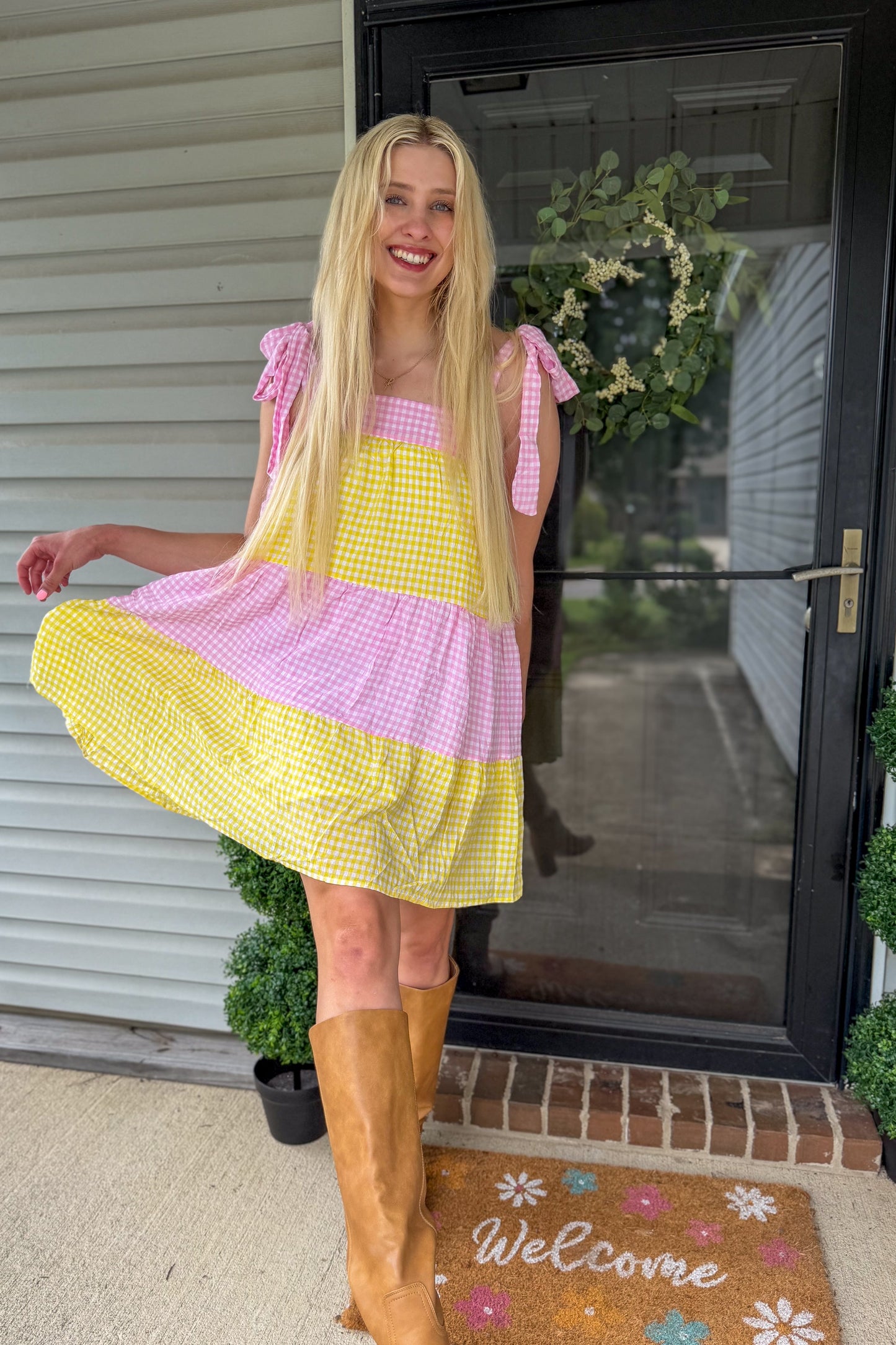 Pink Lemonade Picnic Dress