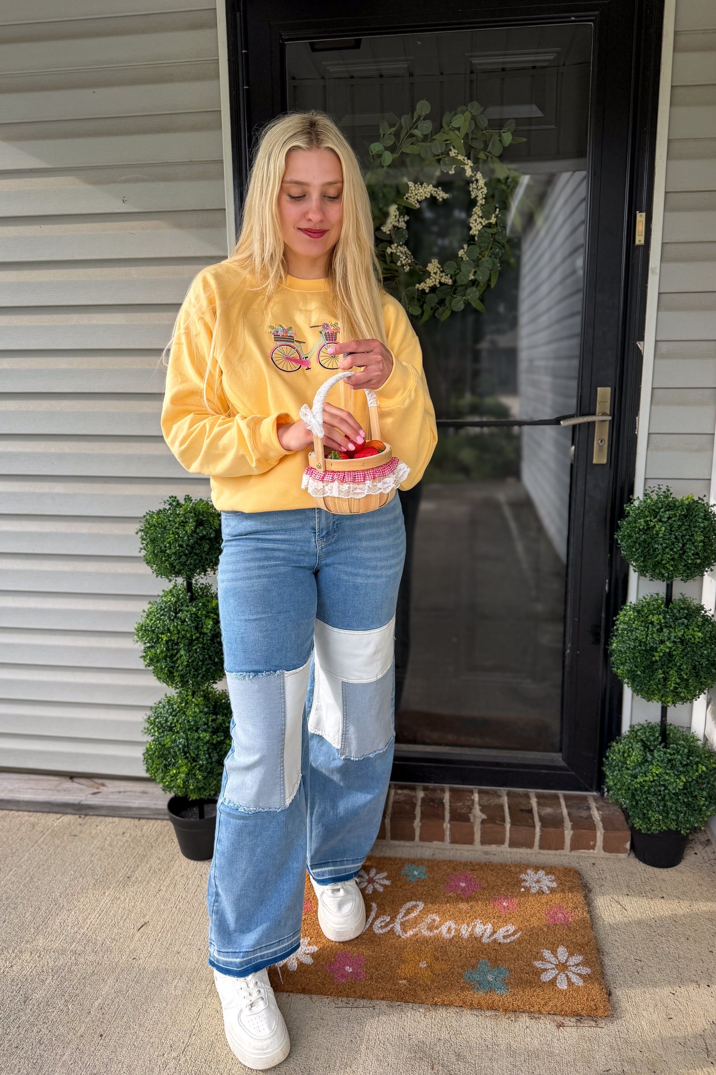 Sunday Ride Embroidered Sweatshirt