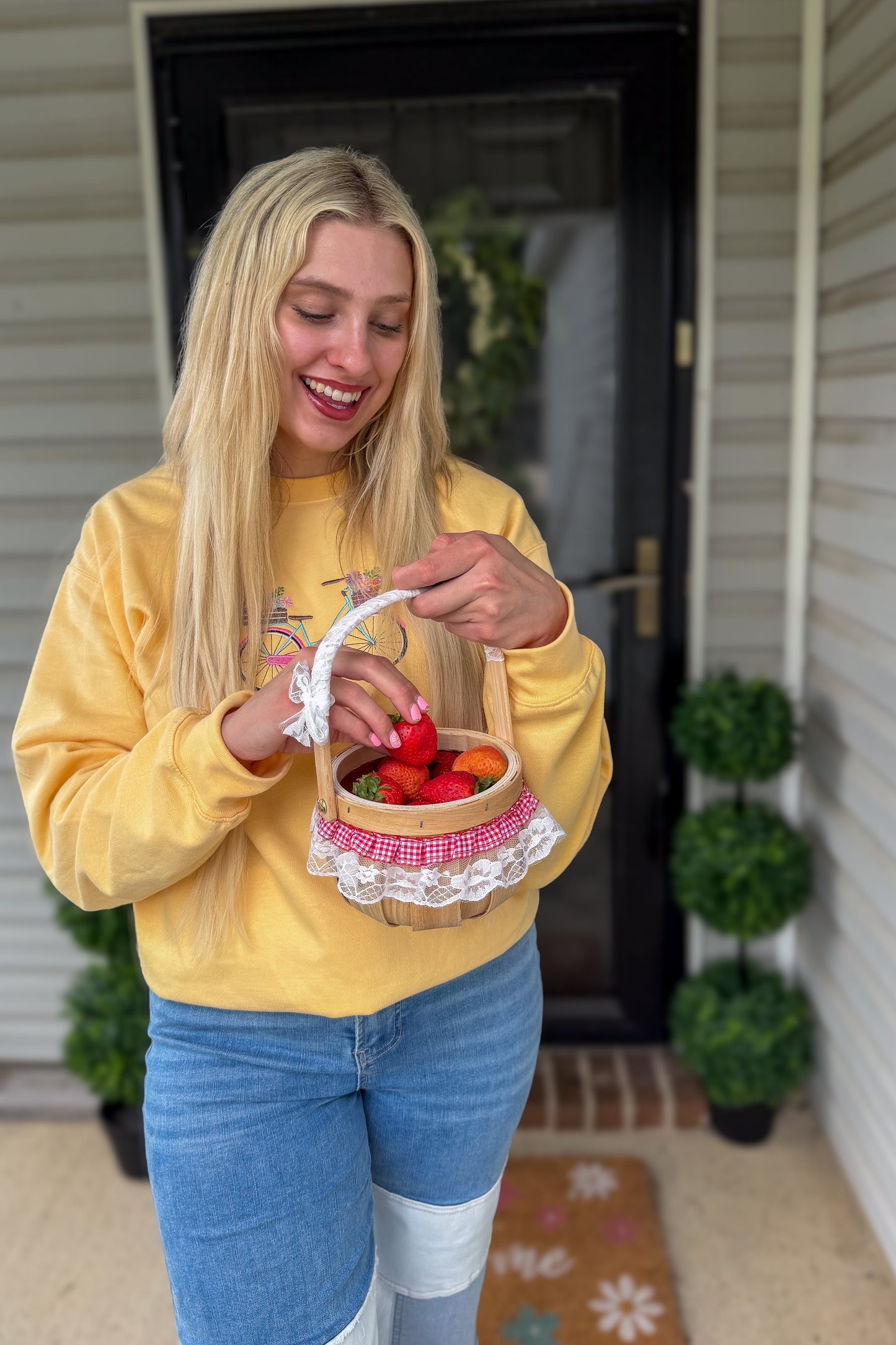Sunday Ride Embroidered Sweatshirt