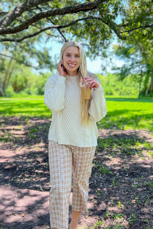 Hazel Plaid Pants