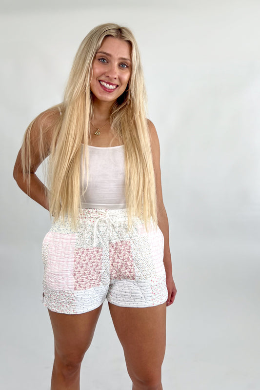 Sweet Cider Patchwork Shorts