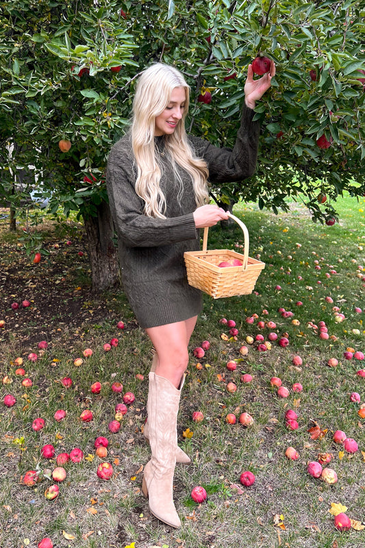 Apple Orchard Sweater Dress