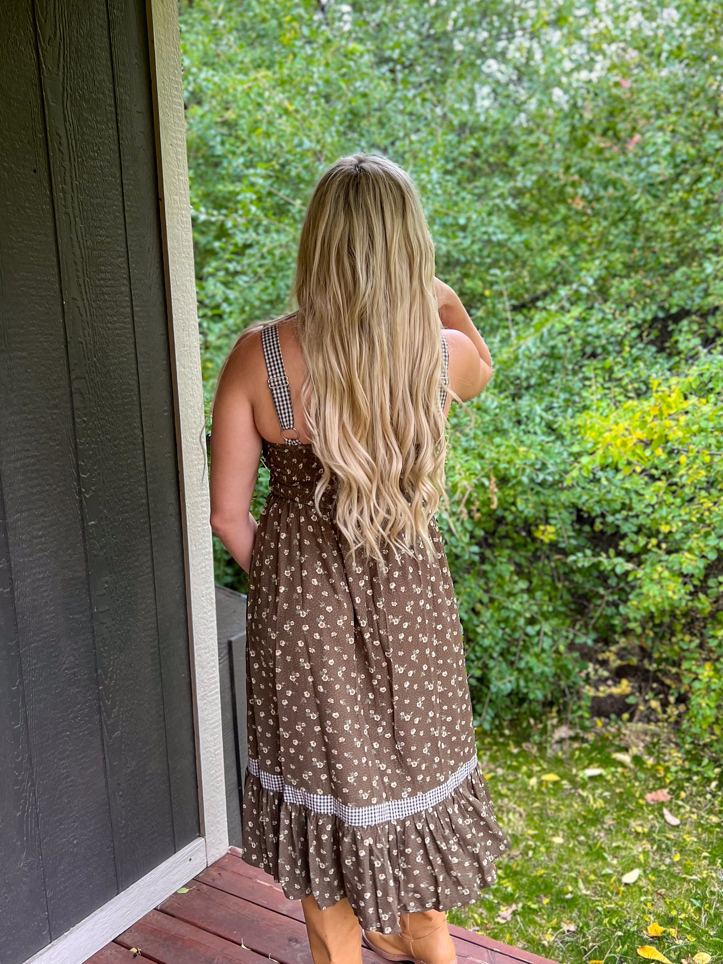 Apple Blossom Midi Dress