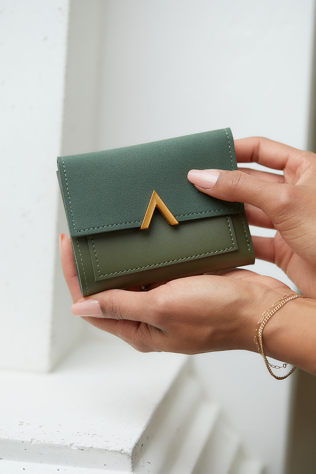 Velzy Wallet in Green